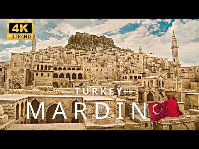 Mardin, Turkey  4K ULTRA HD 60FPS with Turkish Music by Drone