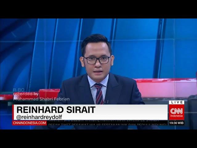 Opening CNN Indonesia Newscast with Reinhard Sirait 2021 (20210811)