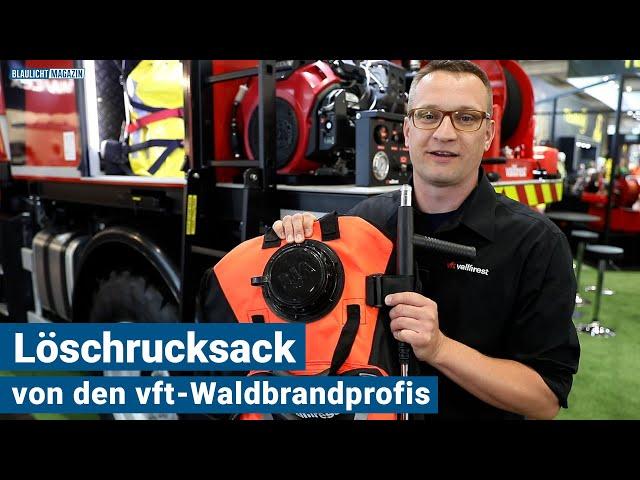 Perfekt für Vegetationsbrände: der Löschrucksack von Vallfirest