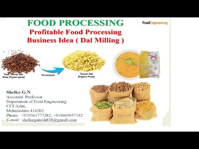 Dal Milling  Profitable Food Processing  Business Idea