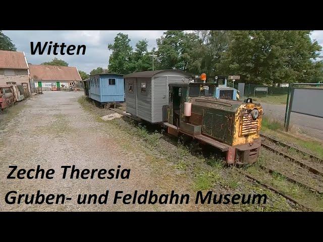 Das Ruhrgebiet zu Fuß: Gruben- und Feldbahnmuseum Zeche Theresia in Witten