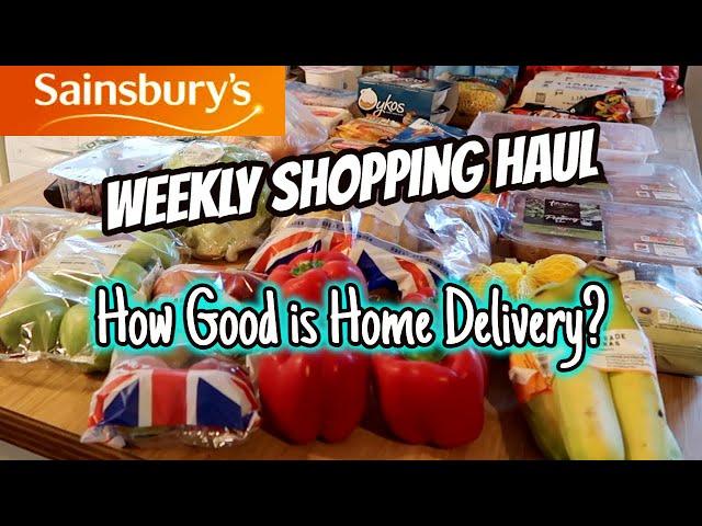 I Tried SAINSBURY'S Online Delivery ~ Family of 5 Grocery Haul