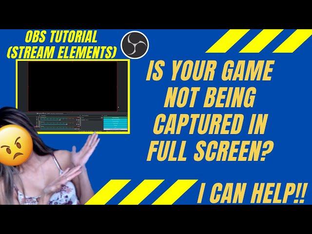||How To Fix OBS Game Capture Black Screen 2021|| Easy as 3 clicks!!!
