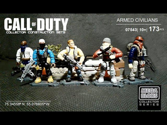 MEGA BLOKS CALL OF DUTY [ ARMED CIVILIANS ] Review Custom Build