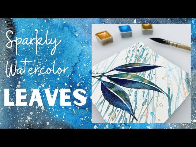 How to Paint Watercolor Leaves Relaxing Timelapse Iphone Video