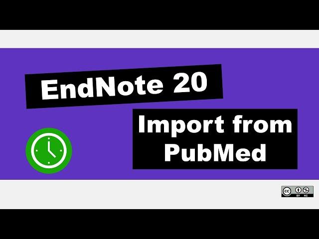 Import References into EndNote 20 from PubMed | Five Minute Friday