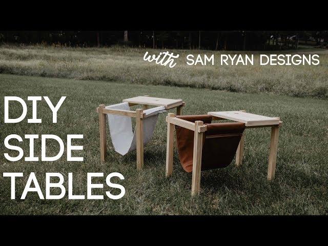 How To Make Side Tables with Sam Ryan Designs!  | Easy Woodworking Project