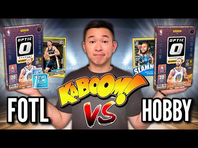 2 HOBBY VS 1 FOTL BOX OF THE NEW OPTIC (BIG HITS)!  2023-24 Panini Donruss Optic Basketball Review