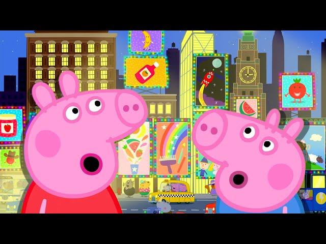 Peppa aux États-Unis | Peppa Pig Français Episodes Complets