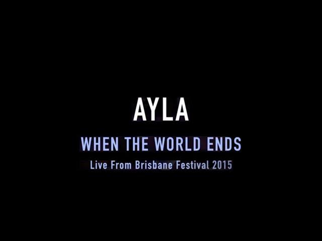 AYLA - When The World Ends (Live From Brisbane Festival) | Isaac Leong Loon Drum Cam