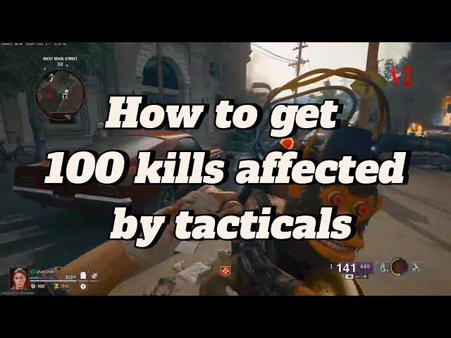 Easy No nonsense Guide! How to get Tactical Kills in Zombies