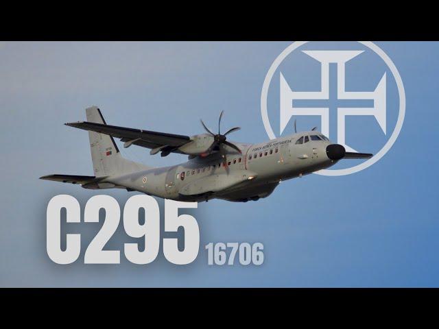 Portuguese Air Force C-295 Landing & Takeoff at Lisbon Airport