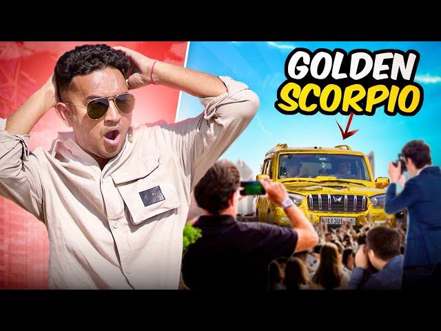 Golden Scorpio in Public || Crazy Reaction 