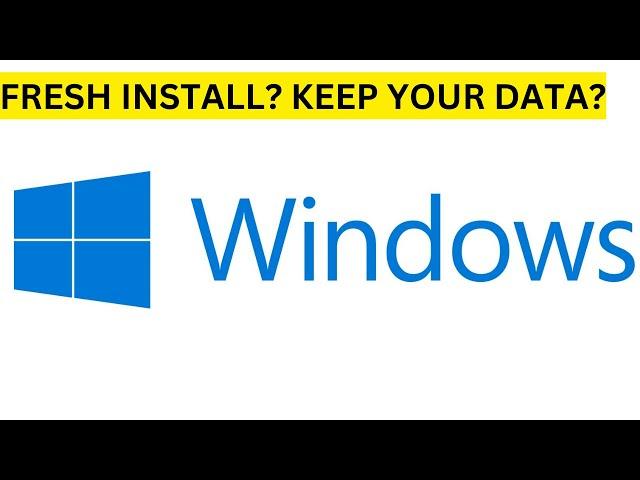 Fresh Install Windows 11: Don't Lose Your Data in the Process!