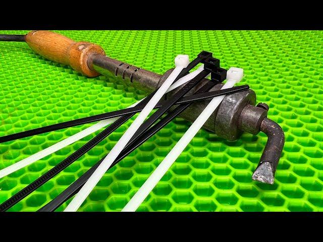 Repair of plastic with a cable tie, does it really work?