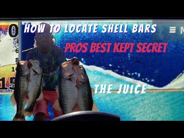 How to locate shell beds and find the biggest bass in your fishery. Pros best kept secret.