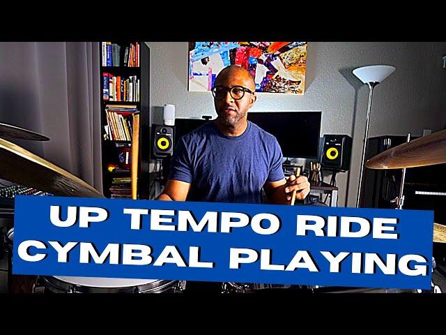 Jazz Drummer Q-Tip of the Week: Improve Your Up Tempo Ride Cymbal Playing!!