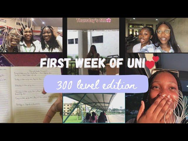 VLOG: MY FIRST WEEK IN 300 LEVEL: #nigerianuniversities  #covenantuniversity
