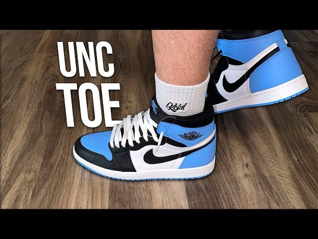 The Best Jordan 1 Of 2023! Jordan 1 UNC Toe Full Review On Foot!