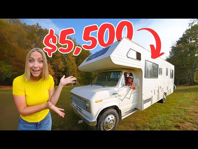 We Bought a $5,500 RV off Facebook to Live In [Pre-Reno Tour]