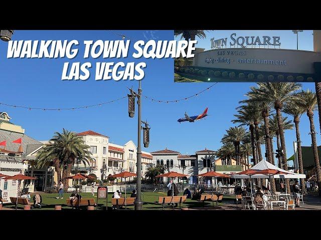 Walking Town Square Las Vegas Morning | Las Vegas Open-Air Shopping | Exploring Las Vegas Shops