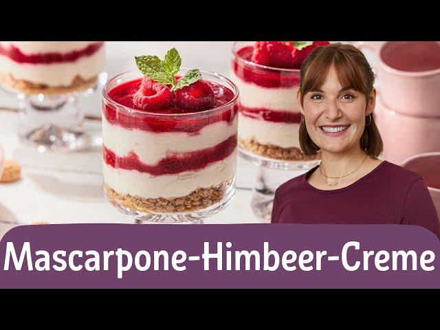 Himbeer-Mascarpone-Dessert – Nachtisch im Glas  | REWE Deine Küche