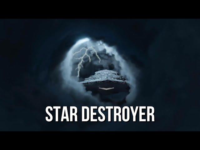 Star Destroyer Kessel Run | Star Wars Ambience | Deep Space White Noise, Thunder