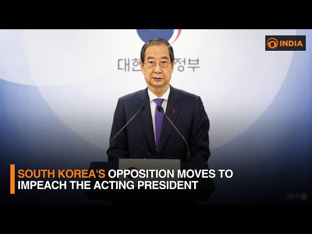 South Korea's opposition moves to impeach the acting president | DD India