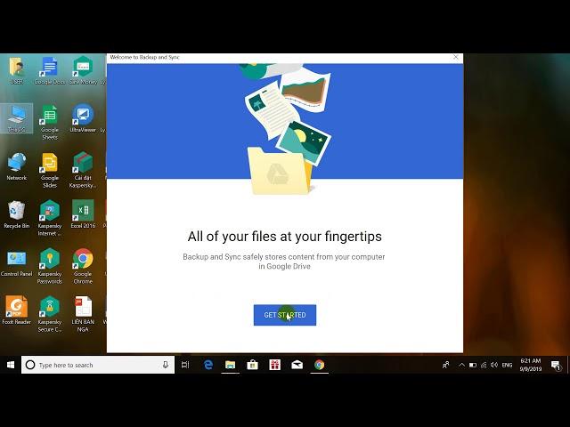 Hướng dẫn đồng bộ hóa máy tính với Google Drive