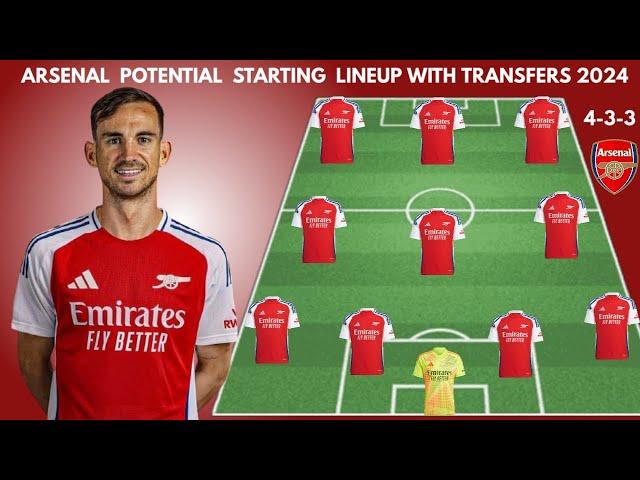 ARSENAL (4-3-3)  Potential Starting lineup with transfers | Confirmed transfers summer 2024