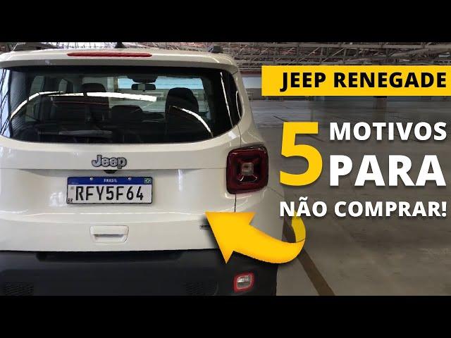 Jeep Renegade: 5 motivos para não comprar um! É uma boa compra? Consumo, desempenho e mais!