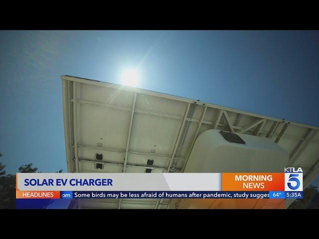 Los Angeles is installing solar powered EV charging stations