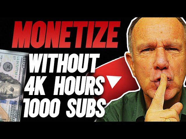 How To Monetize YouTube Videos Without 4000 Hours and 1000 Subscribers