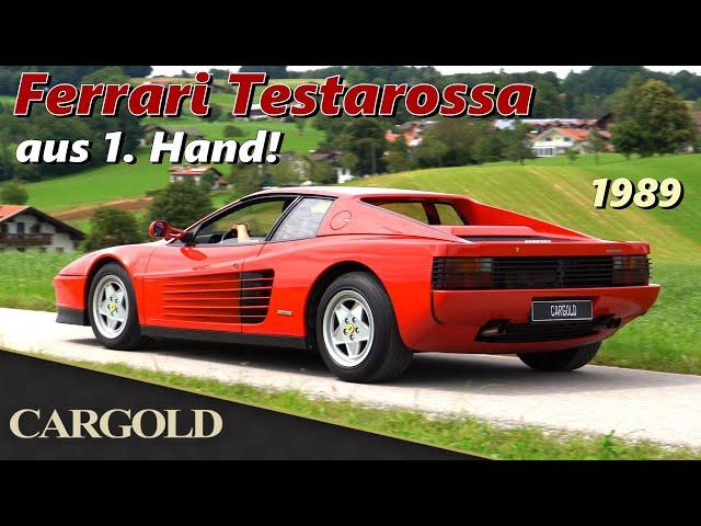 Ferrari Testarossa, 1989, das V12 Flagschiff der 80er, aus 1. Hand, erst 41.357 km!