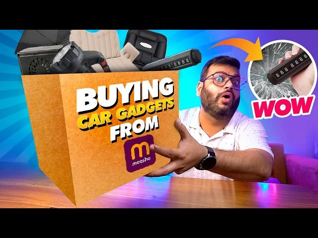 I Bought CHEAP Car Gadgets From MEESHO  SASTE Car Gadgets Under ₹500/₹1000 - Ep #27