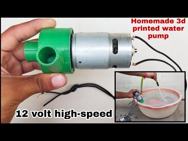 Make 3d printed water pump,homemade high speed water pump,hr robotics