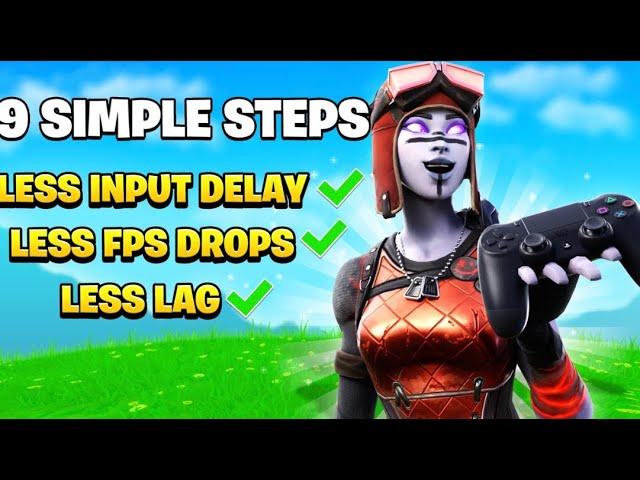 How to REMOVE INPUT Delay / Lag on Console (Xbox / Ps4) in Fortnite! ( Edit faster )