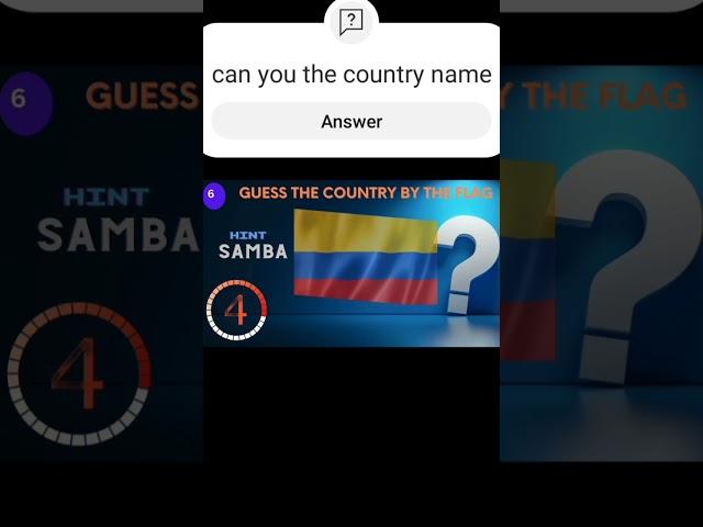 Quiz challenge can you guess the name of this country