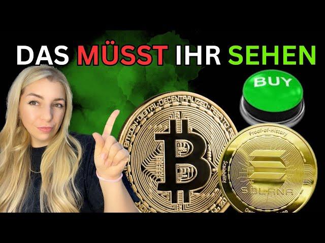 BITCOIN: WAS DU JETZT UNBEDINGT WISSEN MUSST + RIESEN SOLANA NEWS!