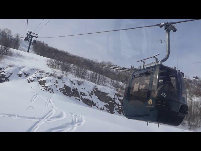 Jordanelle Express Gondola Cabin Line Ride - Deer Valley UT