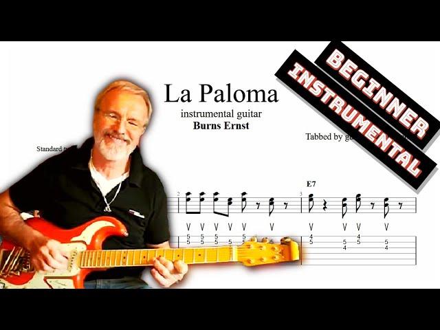 La Paloma TAB - guitar instrumental tabs (PDF + Guitar Pro)