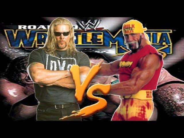 WWF Road To Wrestlemania X8 GBA Matches Kevin Nash vs Hulk Hogan