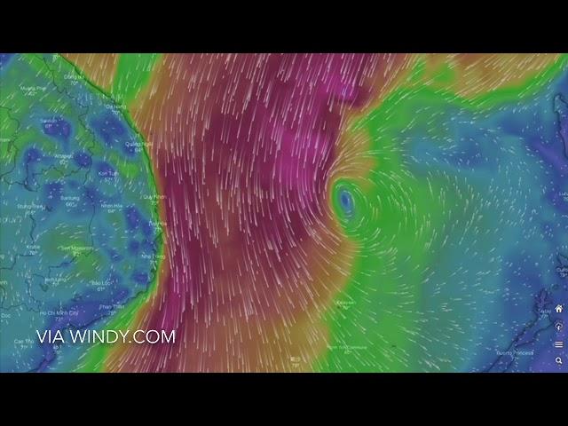 Kammuri Weakens but cold surge sets up