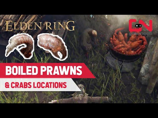 Elden Ring How to Get BOILED PRAWNS & CRABS