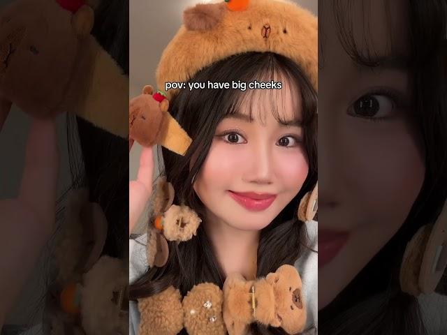 pov: you have big cheeks and round face  #bigcheeks #roundface #douyin #funny #relatable #comedy