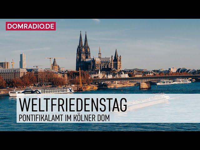 Pontifikalamt zum Weltfriedenstag im Kölner Dom am 23.01.2025 mit Erzbischof Rainer Kardinal Woelki