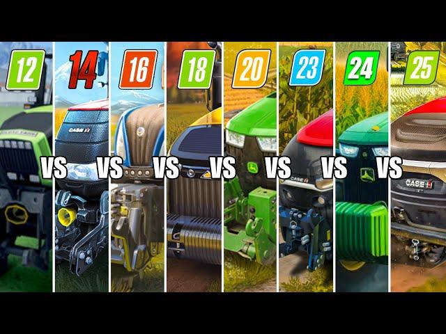 Fs12 Vs Fs14 Vs Fs16 Vs Fs18 Vs Fs20 Vs Fs23 Vs Fs24 Vs Fs25 | Graphics Compare | Timelapse