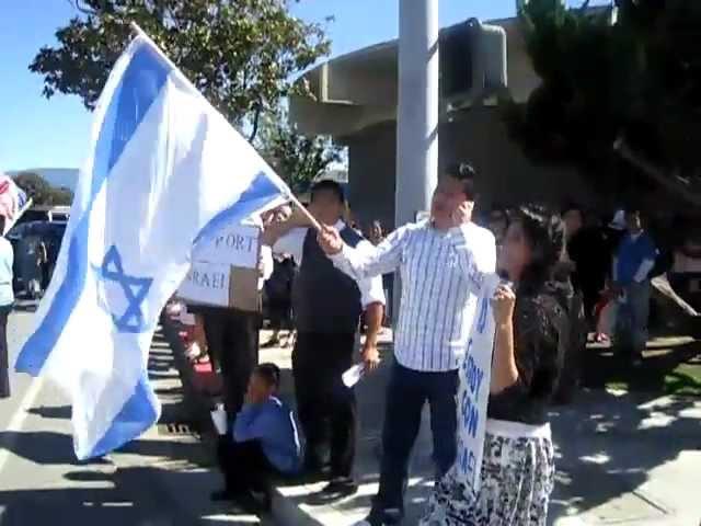 Latinos supporting Israel - Pro-Israel Demonstration Miami