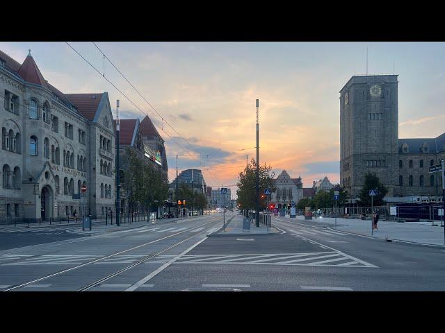 Walking around the evening city of Poznan. Beautiful Poland!!!