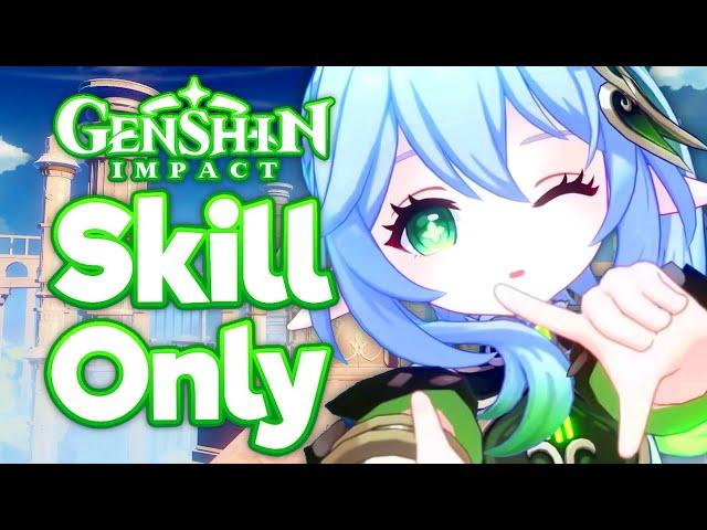 Can You Beat Genshin Impact Only Using Elemental Skill?!